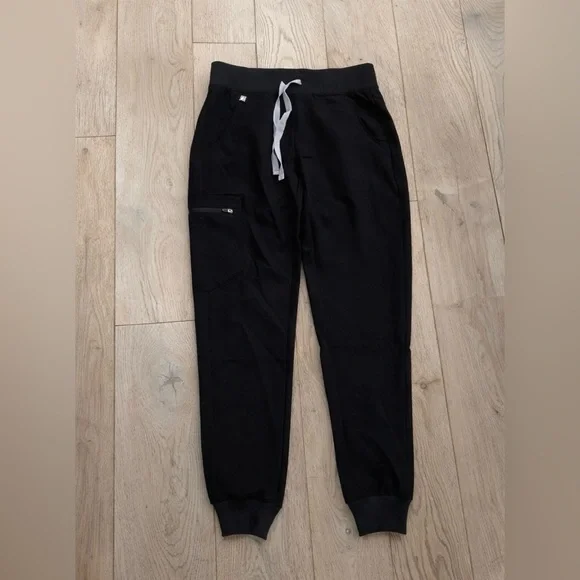 NWOT Figs Women's Zamora Black Technical Collection Pant Size: XS - Picture 7 of 13